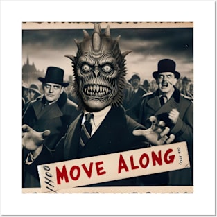 Move along monster Posters and Art